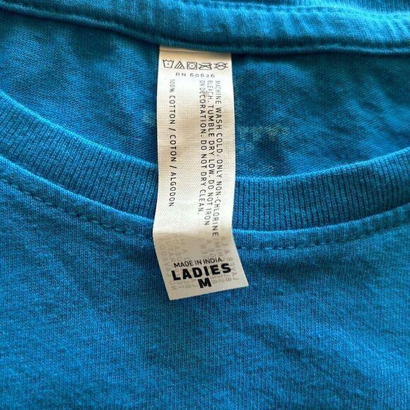 Boba Hello Kitty Official Sanrio blue Tee USA Shirt women's size medium - Picture 7 of 9